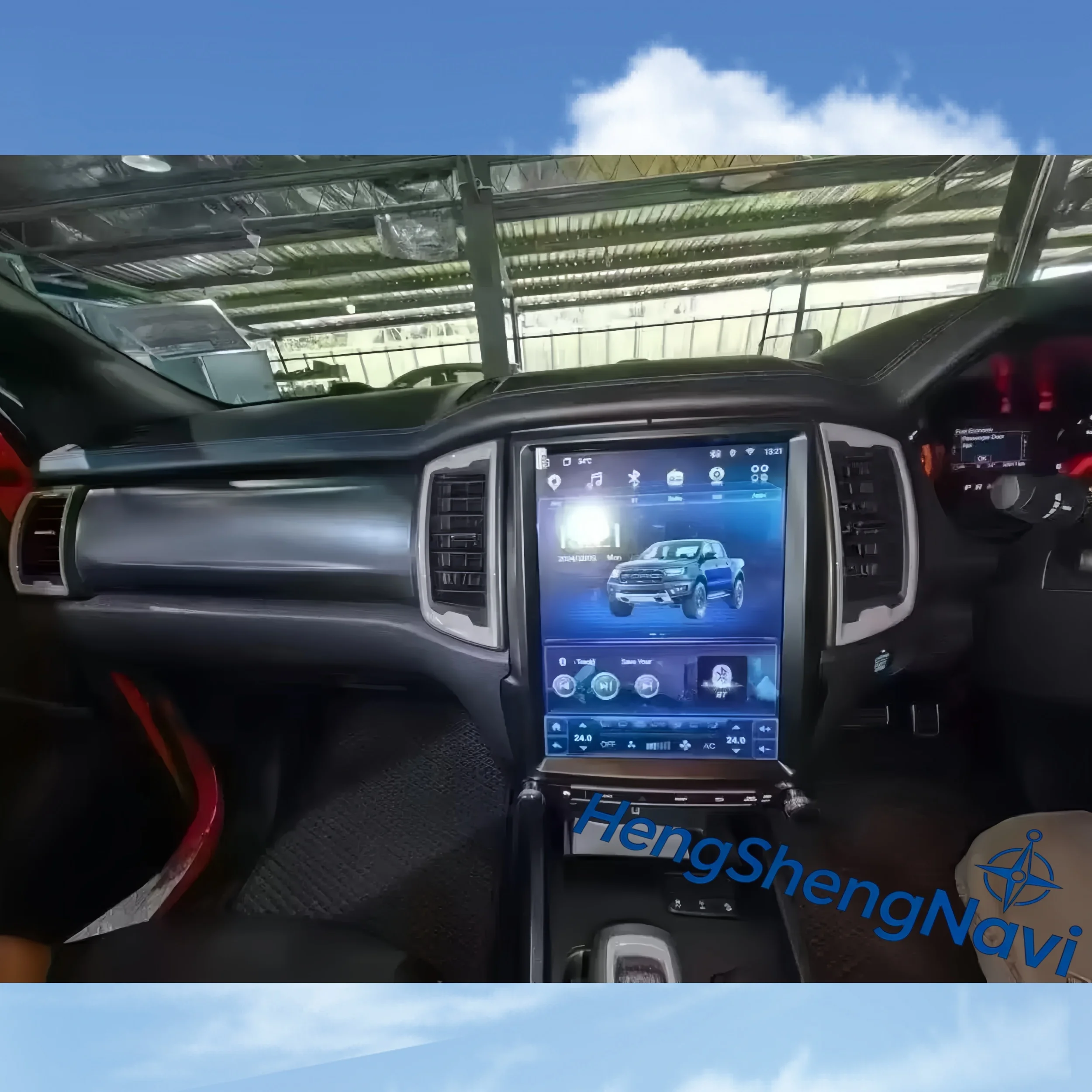 Head Unit Android 14 Stereo For Ford Ranger Everest 2016 - 2021 Car Radio Carplay GPS Navi Multimedia Player BT 5.0 DSP Player