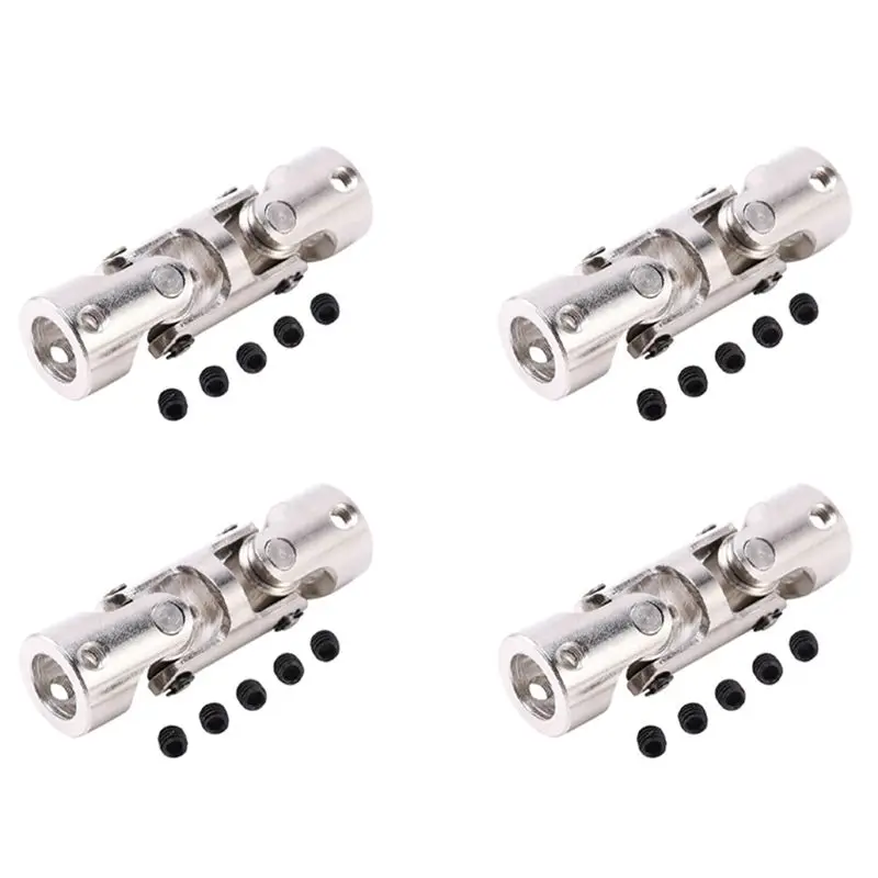 B78B-4X Rc Double Universal Joint Cardan Joint Gimbal Couplings With Screw,5X5mm