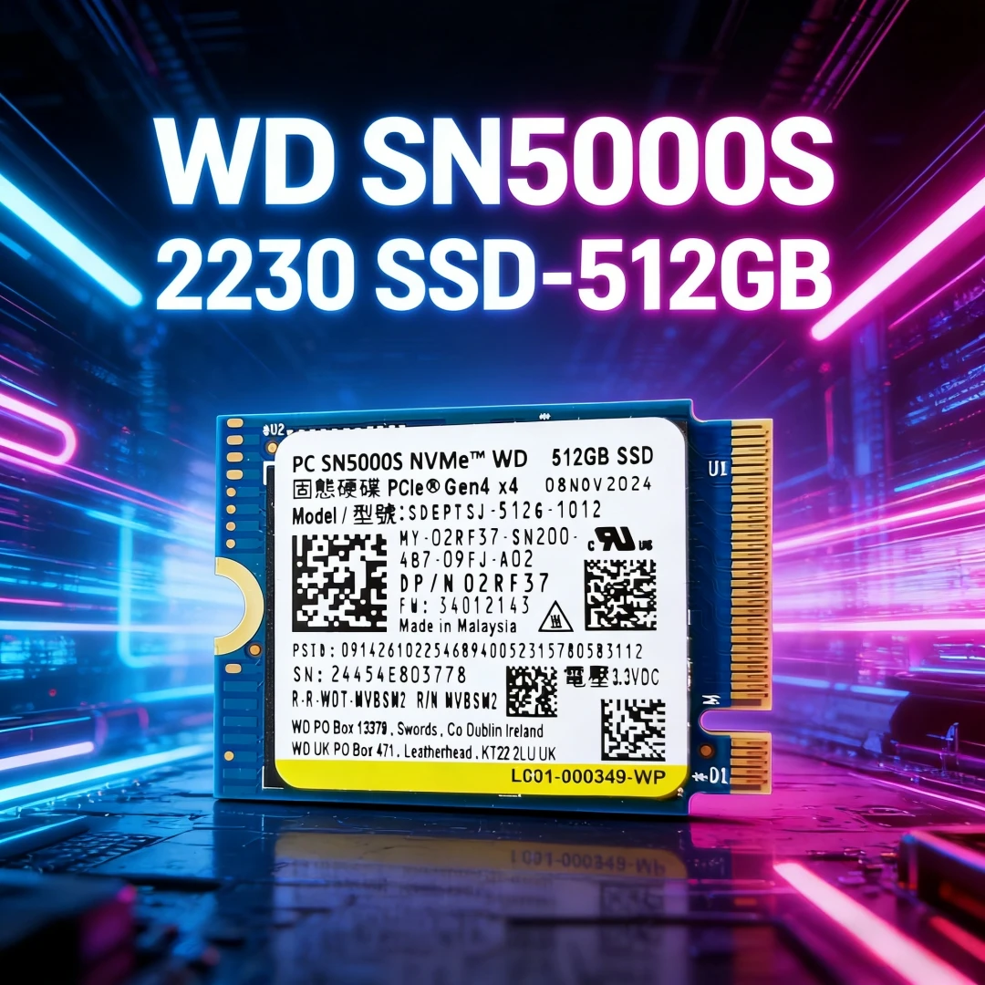 WD SN5000S 512GB & SN740 1TB 2TB NVMe PCIe 4.0x4 M.2 2230 SSD for