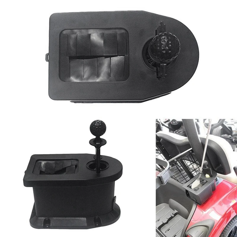 

ABKG Pro Golf Club Ball Washer Cleaner Golf Carts Device Shaft Mount Cleaner Cleaning Golf Carts Accessories