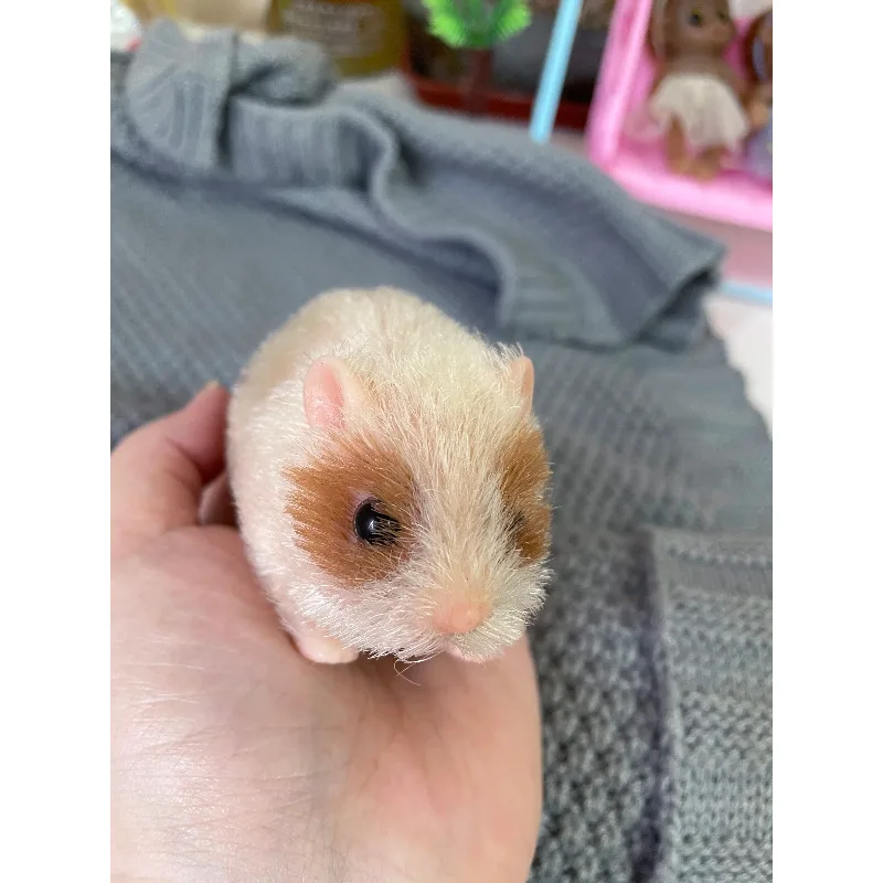 5inch Full Body Soft Silicone Reborn Doll Real Animal Dutch Mouse Hamster Anti-Stress Doll Kids Toy Gift Muñecas Bebe Reborn