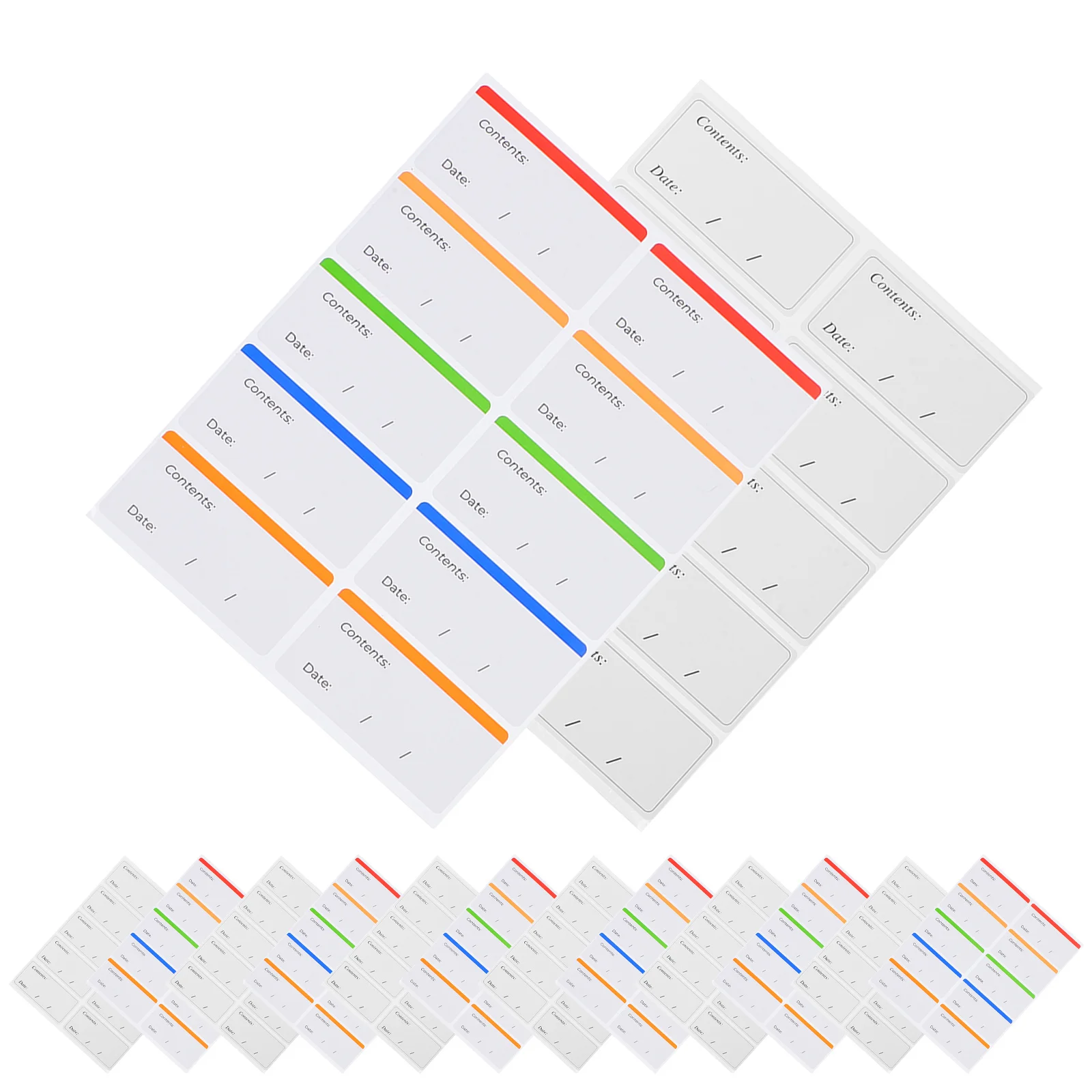 ملصقات ملصقات التاريخ، ملصقات فريزر قابلة للإزالة لحاويات الطعام، ملصقات مقاومة للماء قابلة لإعادة الاستخدام لتخزين المطبخ #1