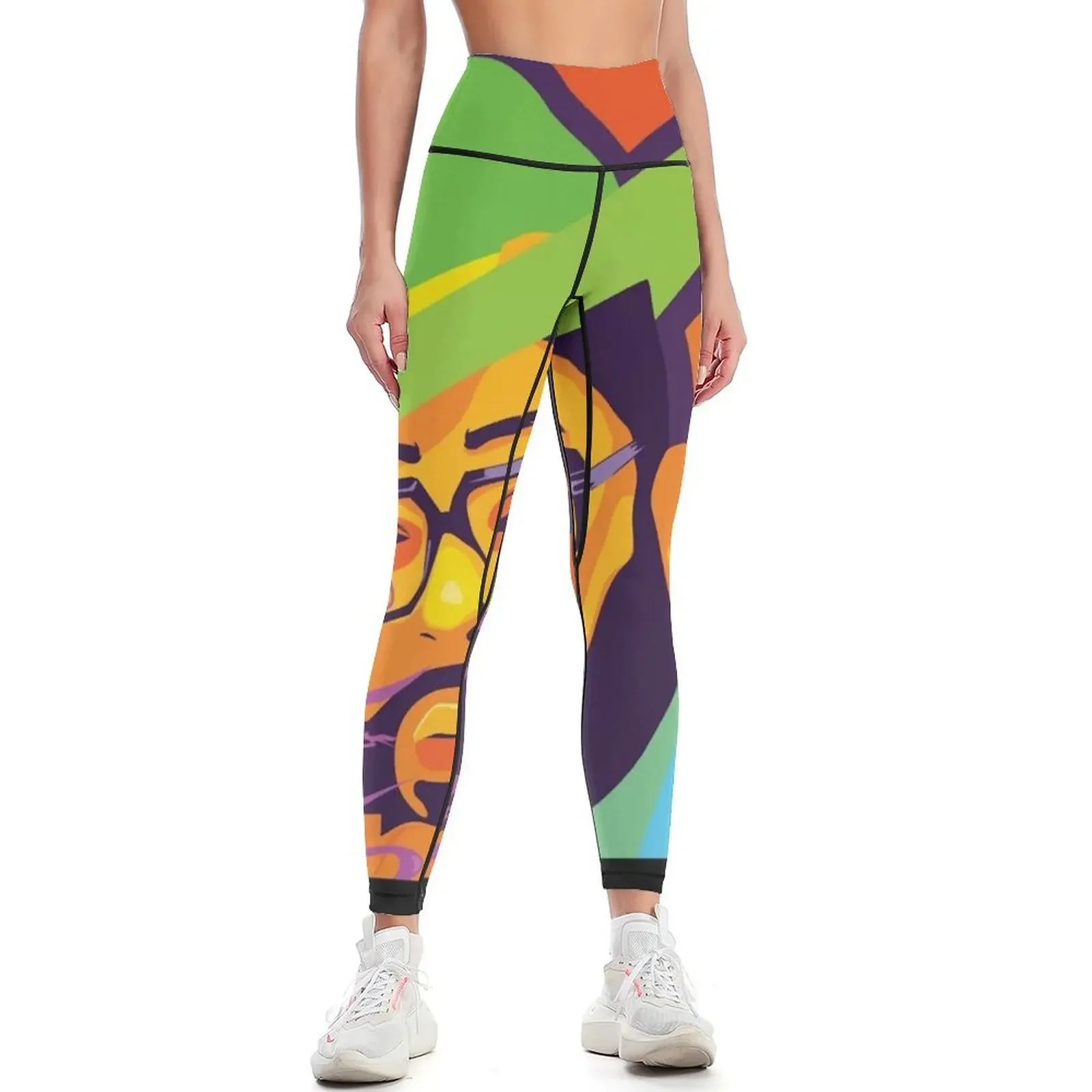 

Funny Gifts For Art George Clinton vintage 00S Parliament Chocolate City Promo Leggings sports tennis for Womens Leggings