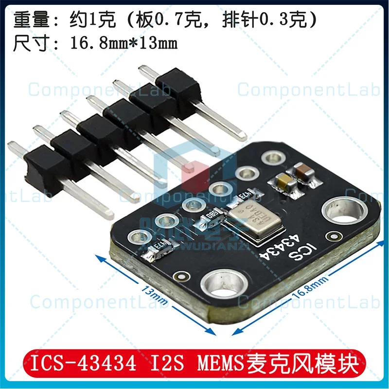 2-8Pcs ICS-43434 I2…