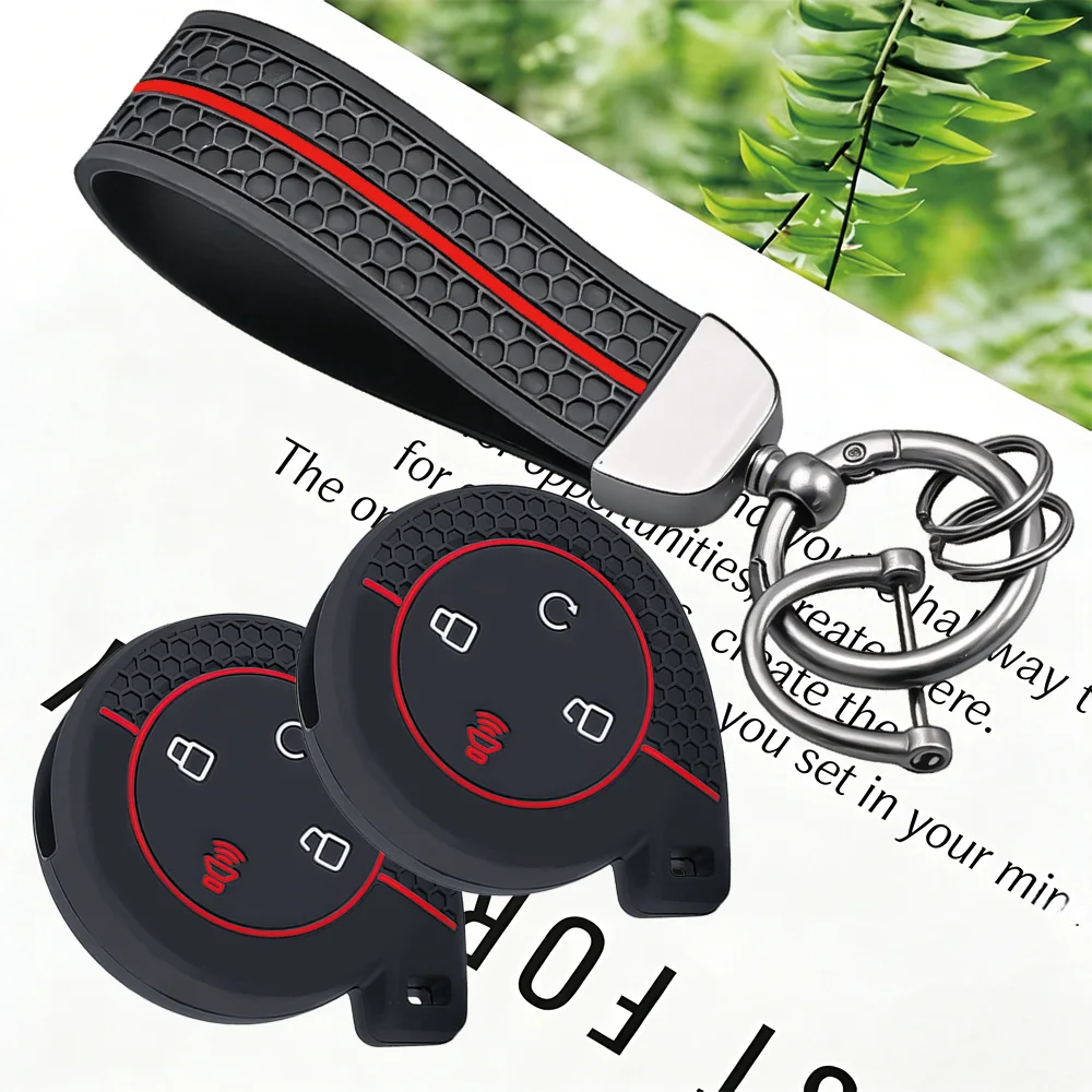 Silicone for Great Wall Mountains Seas POER Truck GWM P Series Pickup GWM Cannon Alpha‌‌ Car Key Case Soft Remote Cover Shell