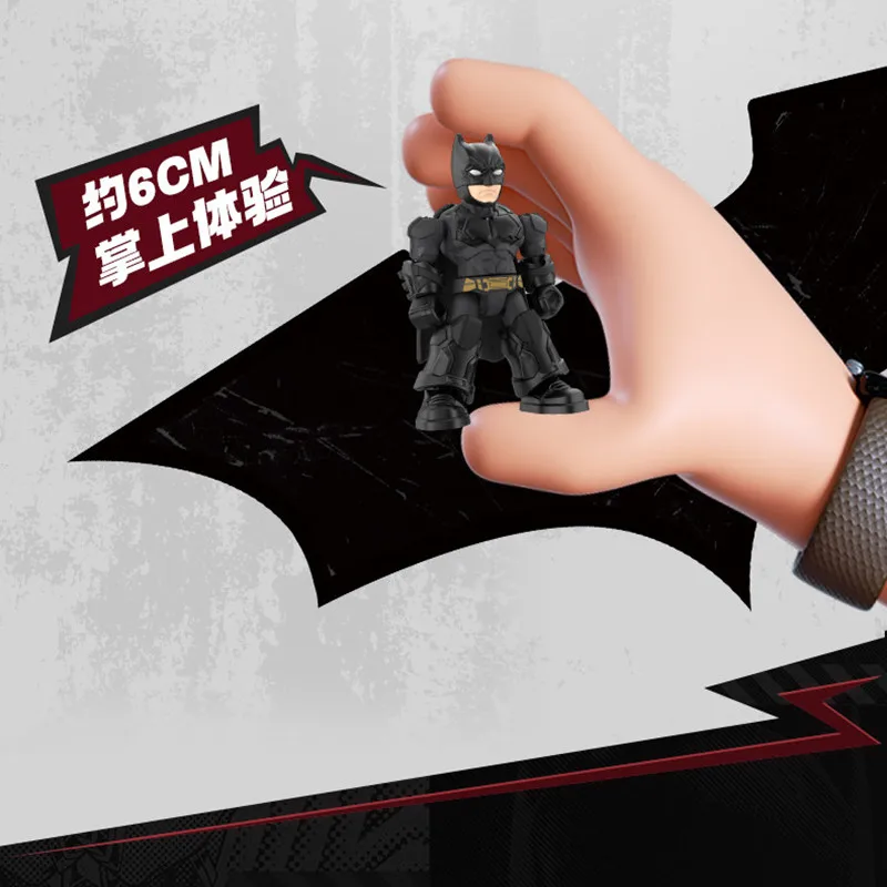  ﻿ Blokees DC JUSTICE LEAGUE Batman Superman Wonder Woman Aquaman Cyborg Arkham Serie Blind Box Anime-Figur Montage-Spielzeug Geschenk – Detail 19
