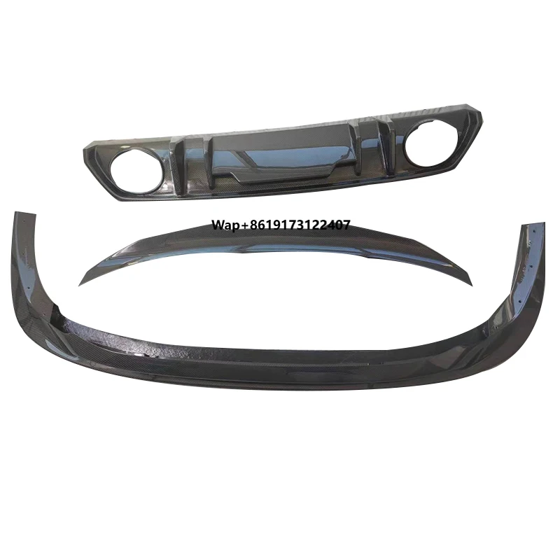 

Carbon Fiber Facelift RS3 Car Front Lip Rear Diffuser Rear Spoiler for RS3 8Y Premium Sedan 4-Door 2021-2022