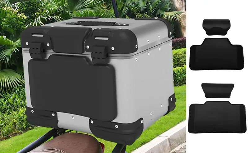 Motorcycle Rear Top Case Box Good Performance Comfortable Stylish Black Cushion Rear Passenger Backrest Sponge accessories