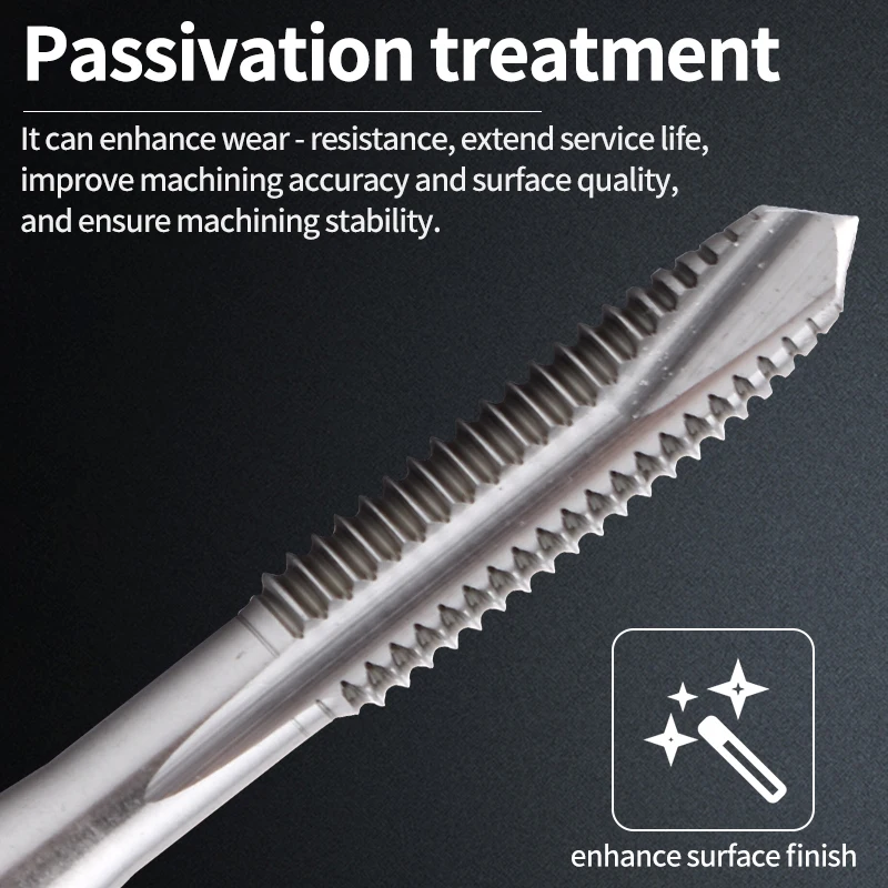 YG-1 COMBO HSSE Red Ring Spiral Point Tap Threading Tool for CNC Through Hole Steel Stainless Steel Metalworking Y2829