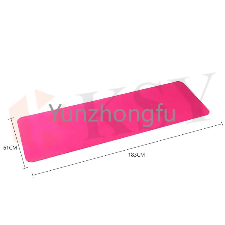 1830*600*6Mm Non-Slip Thick Yoga Mat De Yoga Tasteless Fitness Gym Exercise Sport Pads For Beginner Rollable Rubber