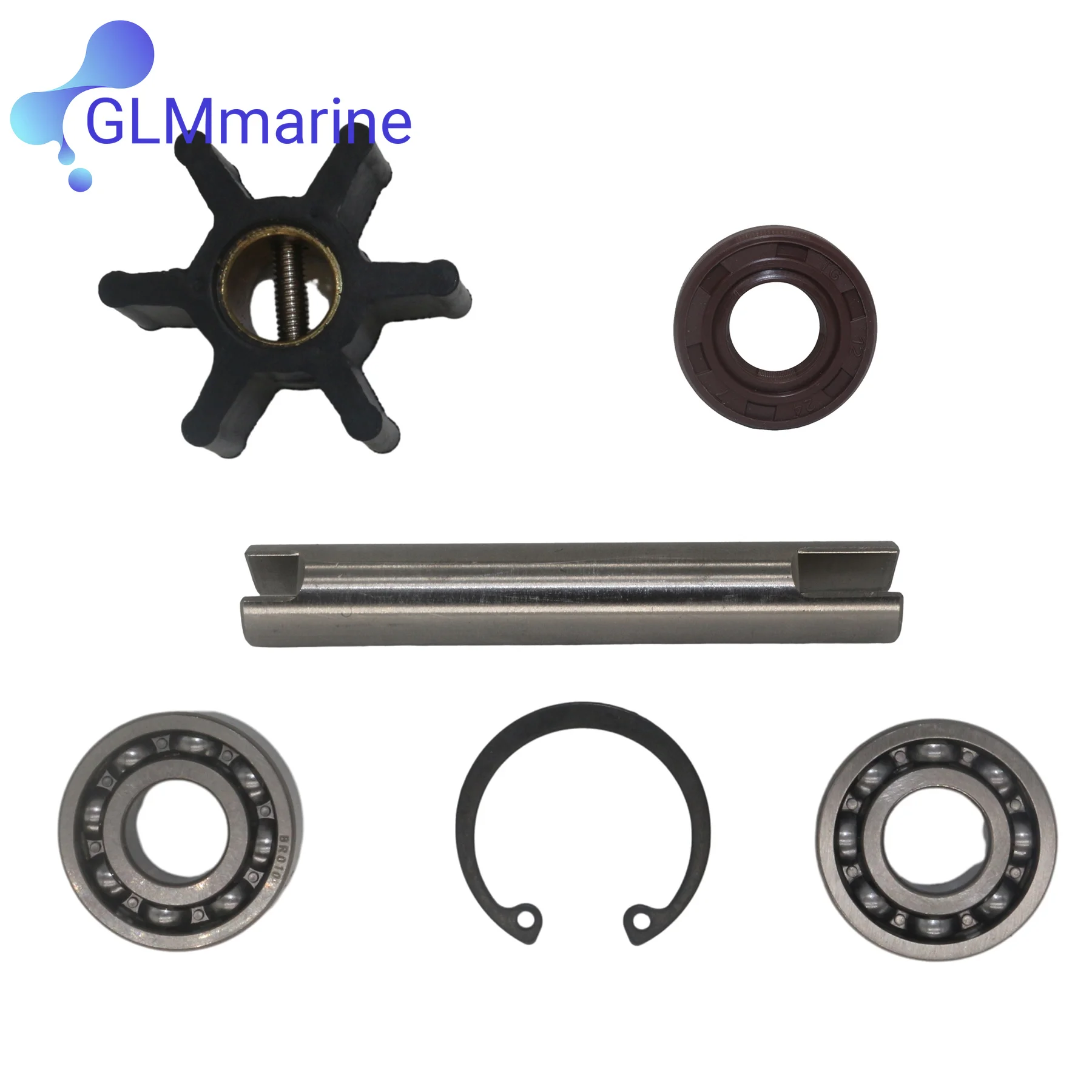 

Fits for Volvo Penta MD5 MD6 MD7 MD11 Models Engines Flexible Water Pump Impeller Kit Replaces 21951422 875584 833883 840076