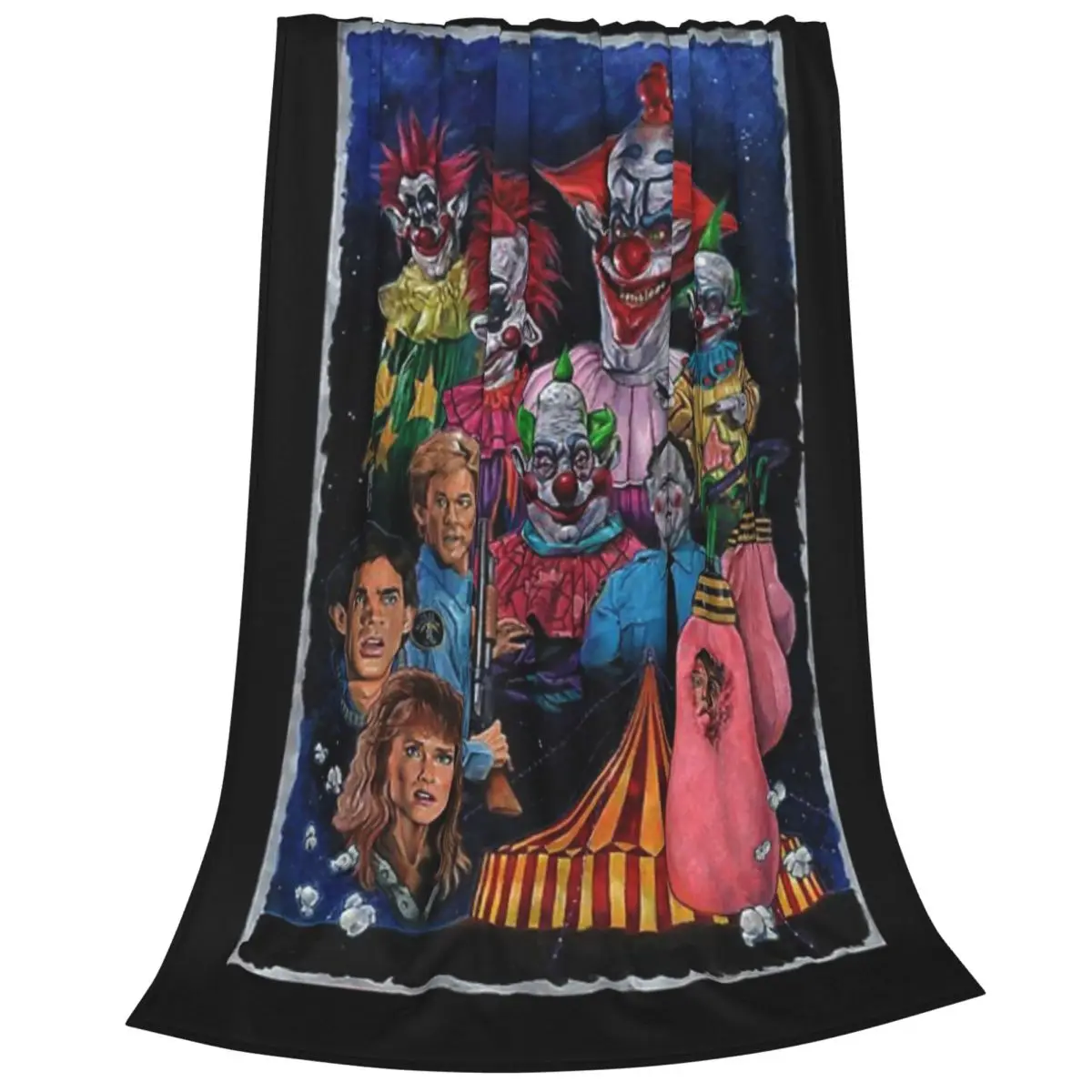 Killer Klowns I Just Want To Creatively Grow And Be Inspired Blanket Sofa Bedroom Bed Home Office Nap Blanket Car Travel Picnic