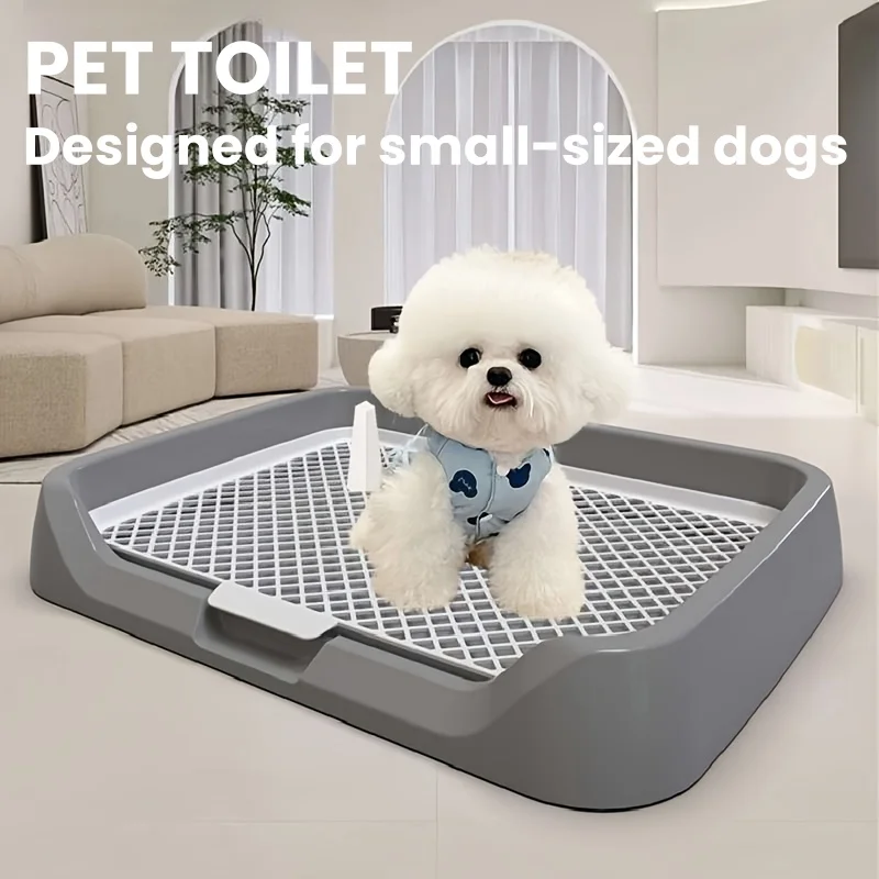 Dedicated Flat Dog Toilet For Small And Medium-Sized Breeds - Leak-Proof PC Material Pee Tray - Easy-to-Clean Design