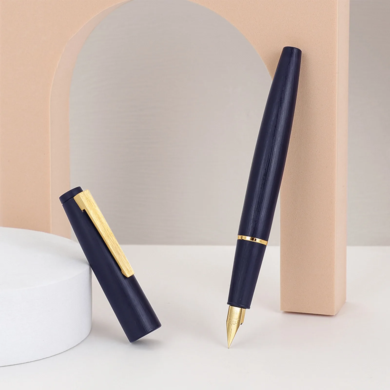 JINHAO 80 시리즈 섬유 블랙 만년필, 초미세 0.38mm 펜촉, 비즈니스 선물, 사무실 학생용품