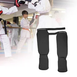 Taekwondo Leg Instep  Pads Adjustable Muay Thai Leg Guards with Instep  for Kickboxing/MMA Training and Sparring