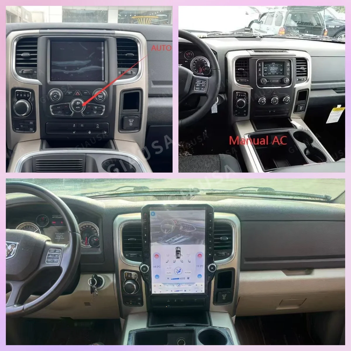 

14.5 Inch Android 13 Car Radio For Dodge RAM 1500 2500 3500 2013 - 2018 Multimedia Auto Stereo Player Touch Screen GPS Head Unit
