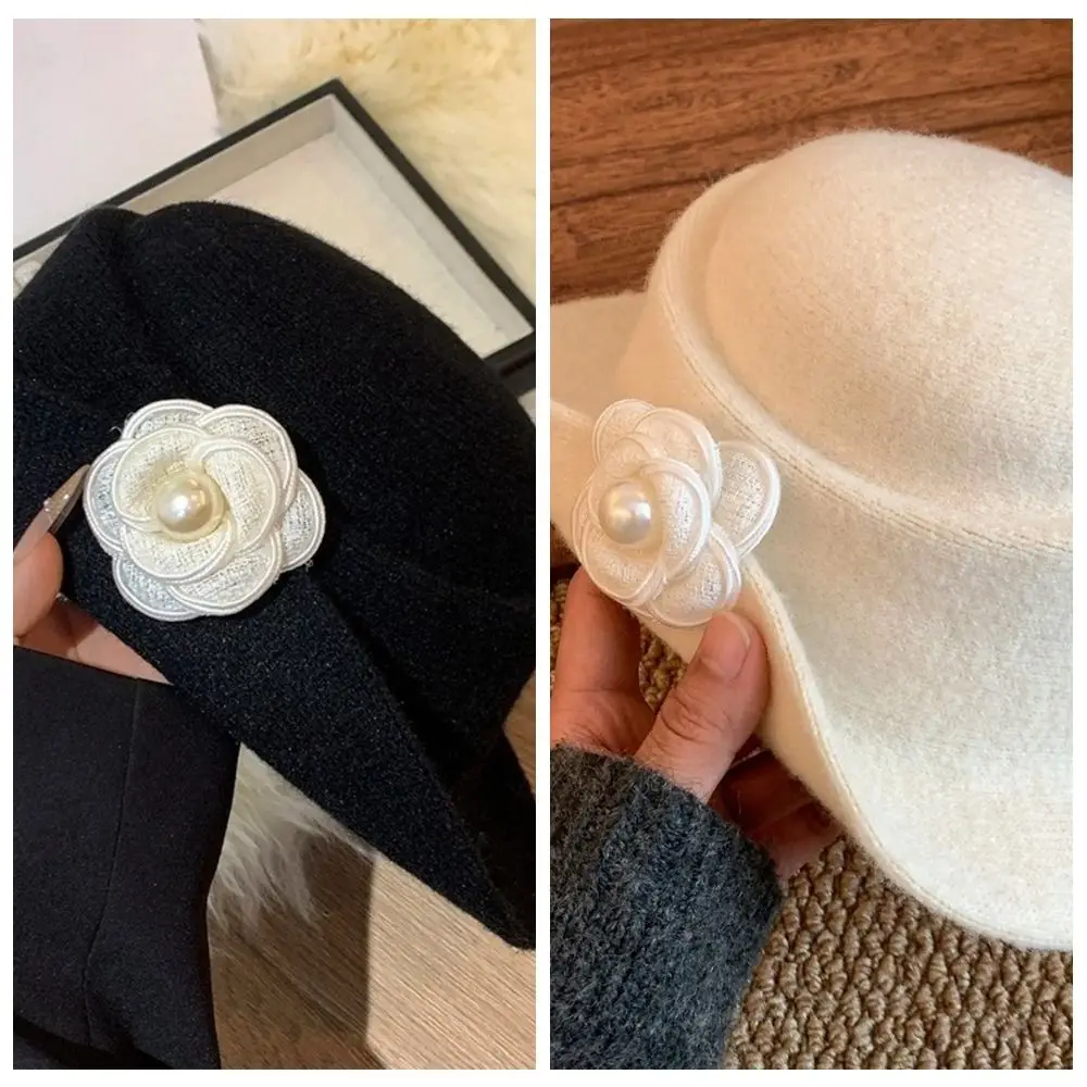 Retro French Style Hepburn Style Topper Hat Woolen Flat-top Black Felt Hat Beige Photography Decoration Women Jazz Hat Ladies