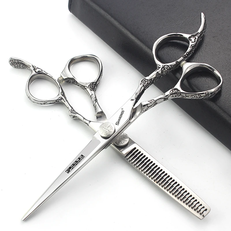 

Professional Tools Hair Scissors, Authentic 7-inch Hairdressing Shop, Stylist's Special Scissors, Flat Teeth Cutting Set.