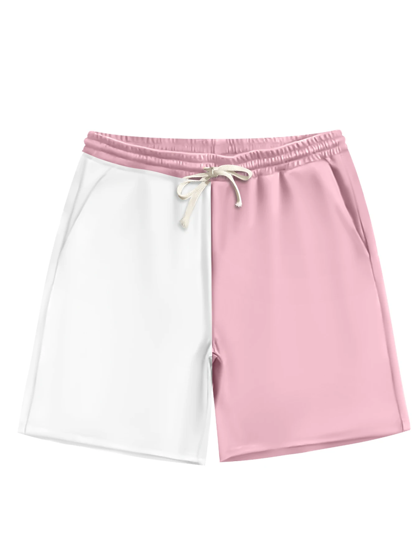 Men\'s Stylish Contrasting Shorts ----Summer Sport must-have & Stylish and Comfortable with a Drawstring Belt and Pockets