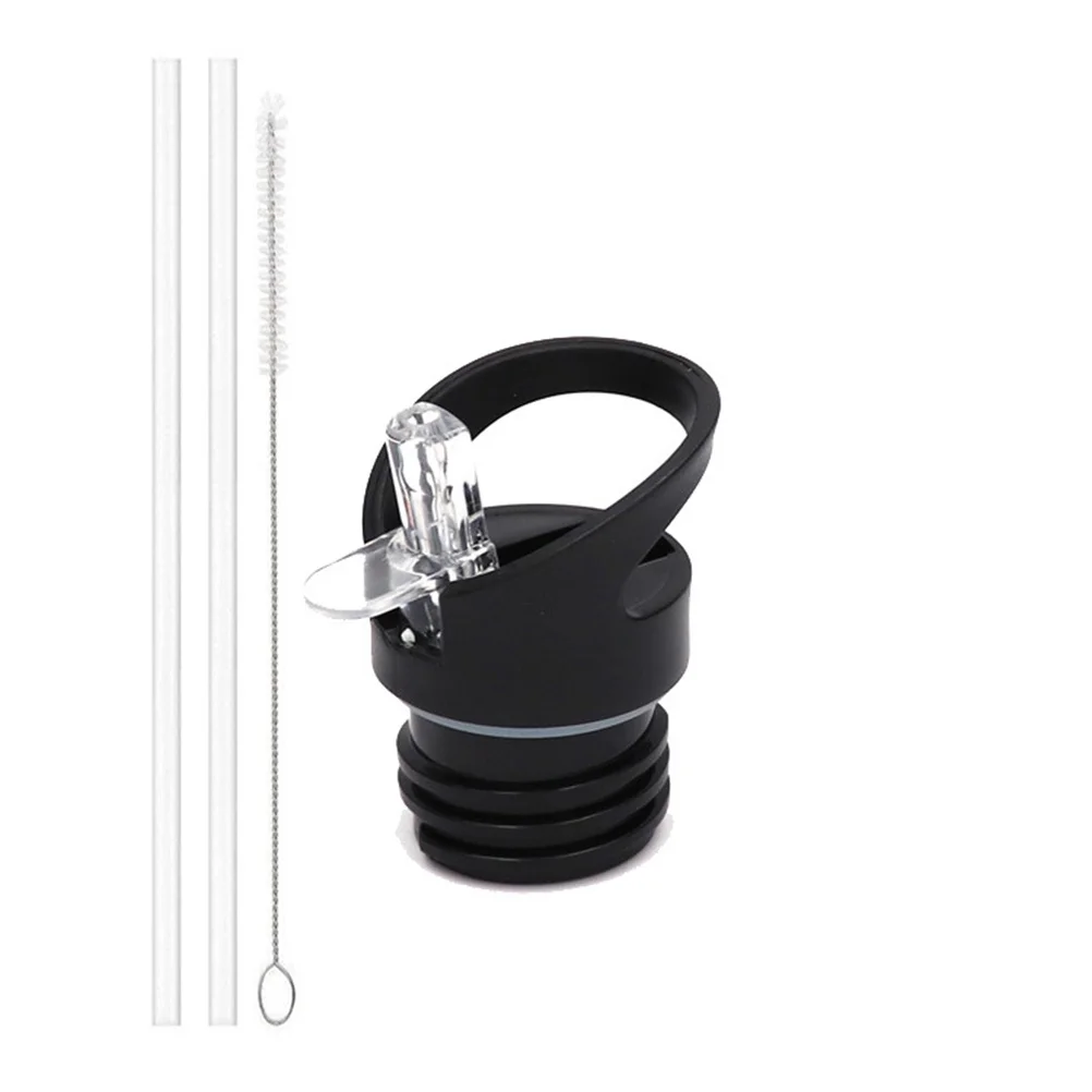 

3 Pcs Sports Kettle Straw Lid Cap Bottle Top with Water Drinking Nozzle Vacuum Cover Suction for Daily Use