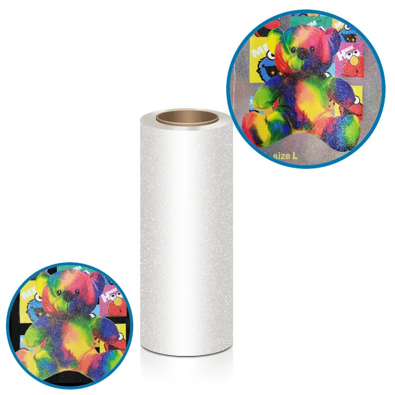 

Hot New Glitter DTF PET Film Rolls DTF Glitter Transfer Film DTF Printer PET Film