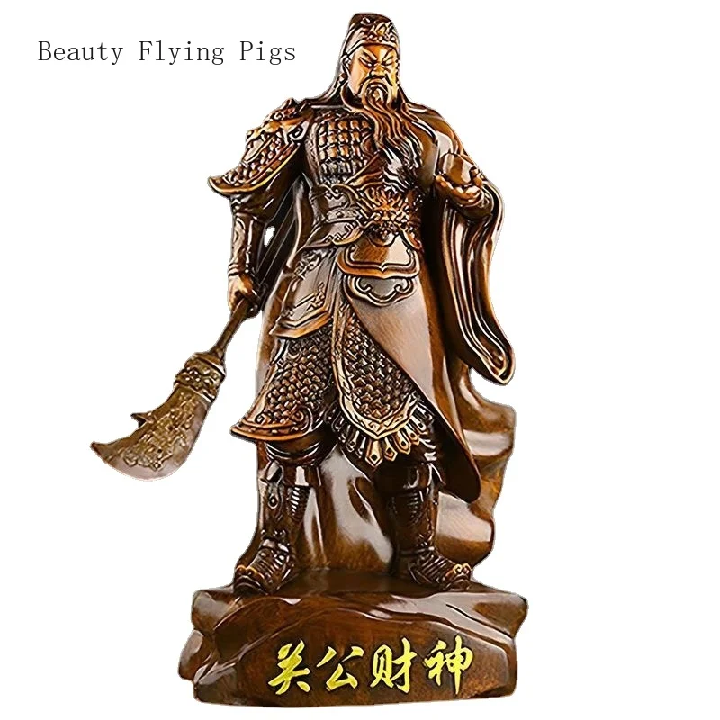 1pc resin Chinese style ornaments Attract wealth pray for auspiciousness living room Xuanguan Store Front Desk Housewarming gift