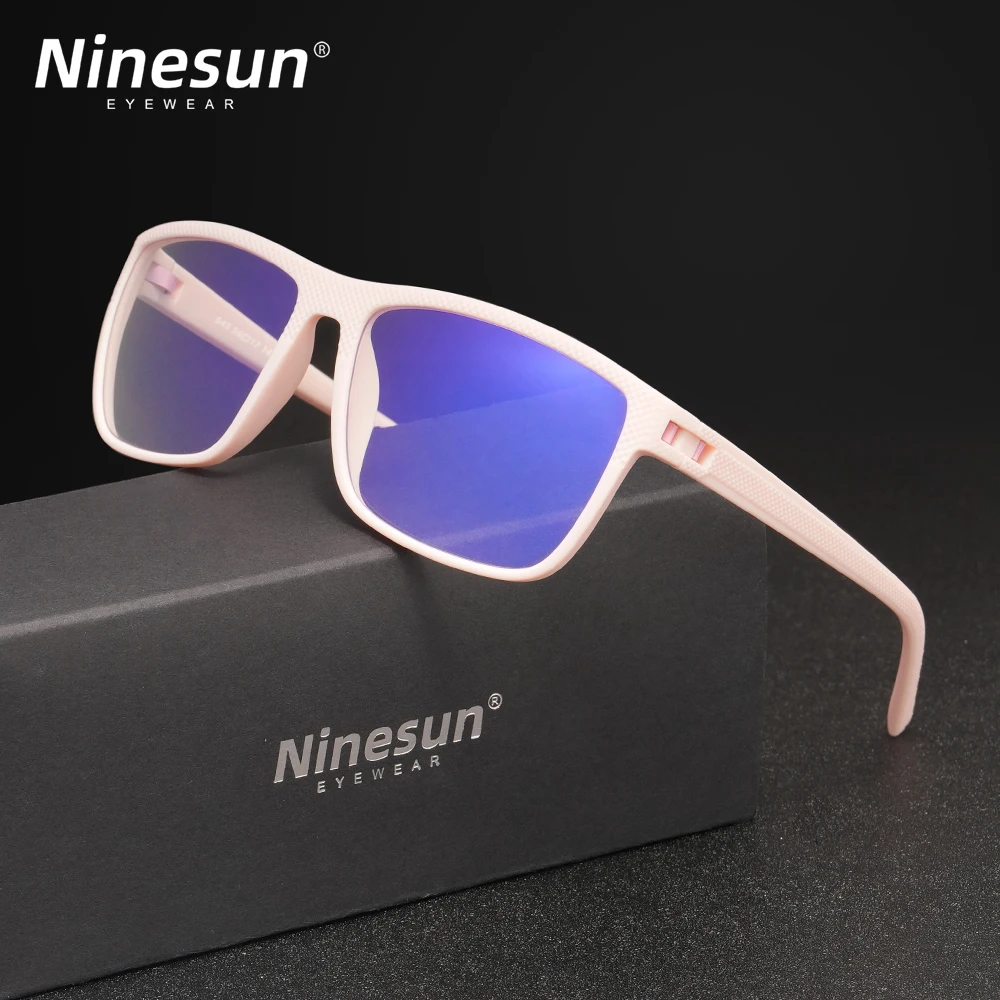 Ninesun Clear Transparent Anti-Blue Light Glasses Men/Women Computer Blue Ray Block Eyewear Work Students  Eyeglasses