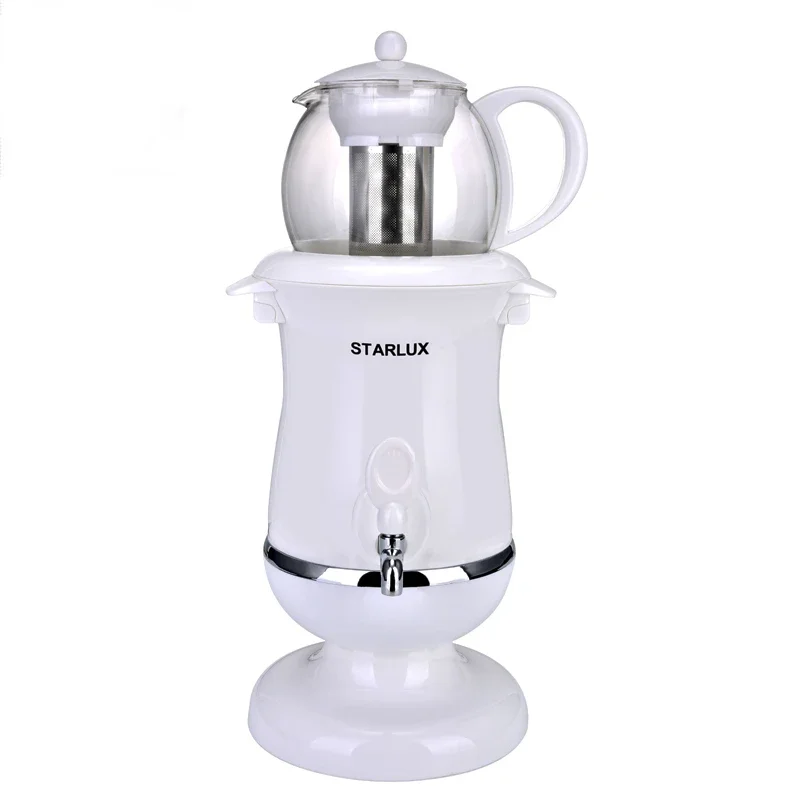 110-127V 1000W 2.5L White Türkiye Samoa Electric Kettle Heat Preservation Rotary Tea Making Machine