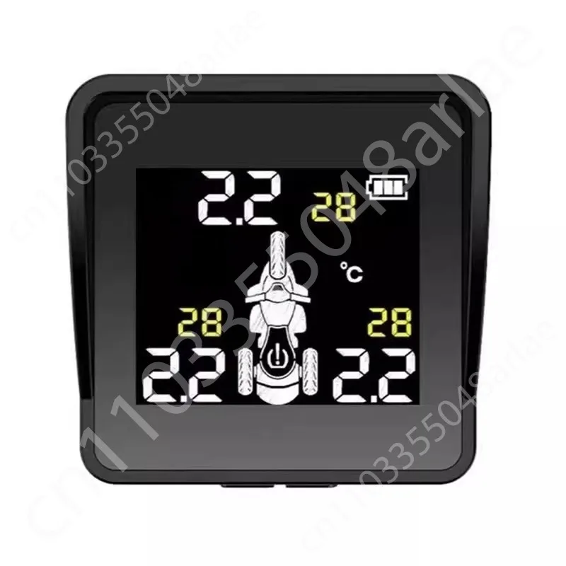 

Трехколесный монитор давления в шинах мотоцикла Внешний высокоточный беспроводной мониторинг давления в шинах локомотива