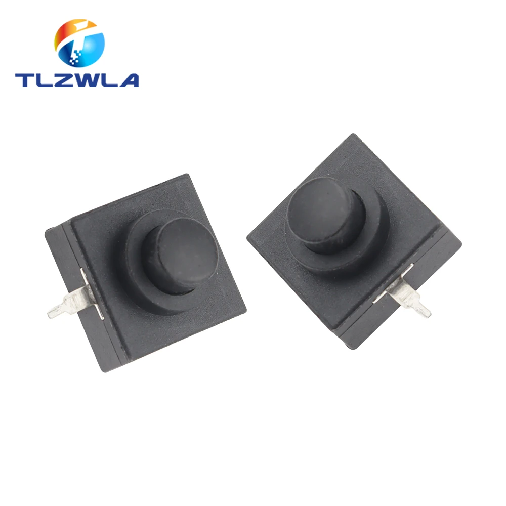 10PCS Flashlight Button Switch 1A 30V CB-1212-112D 2Pin Ultra-Thin Middle Of The Feet 12X12X9.4MM