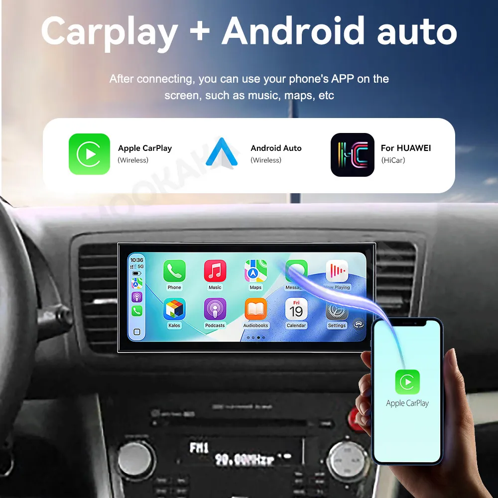 

Автомагнитола для Subaru Legacy Outback 2004-2009 с Android Auto, GPS-навигацией, мультимедийным стерео и головным устройством