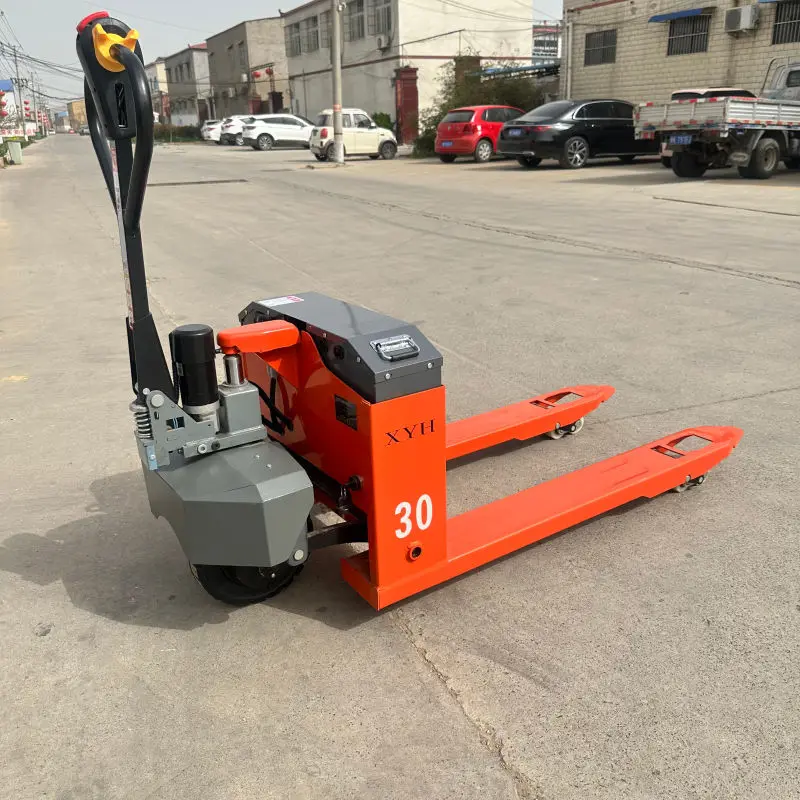 Electric Wheel Pallet Jack Weigher With Scale 150kg Capacity Made In China (Henan) For Construction Machinery And Trucks
