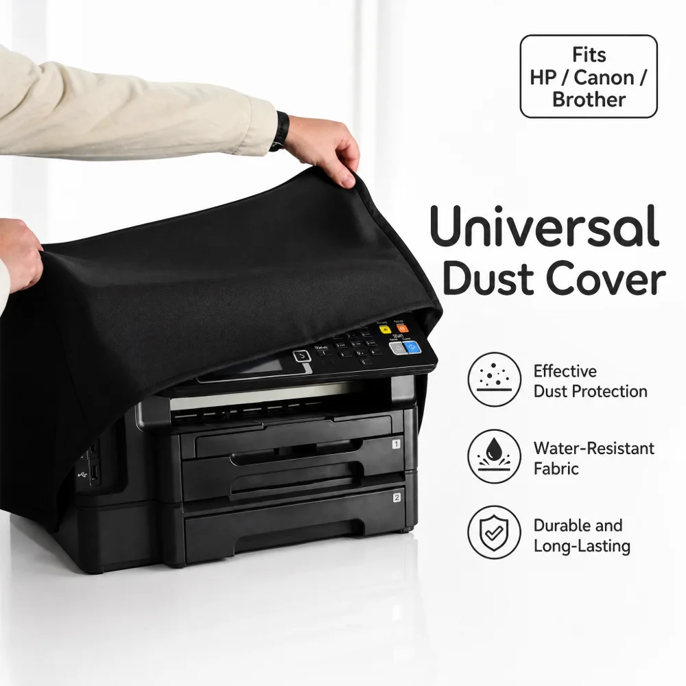 HP Pro 8610 Dust Cover, Universal Printer Case Compatible with Epson Canon Brother, Anti-Static