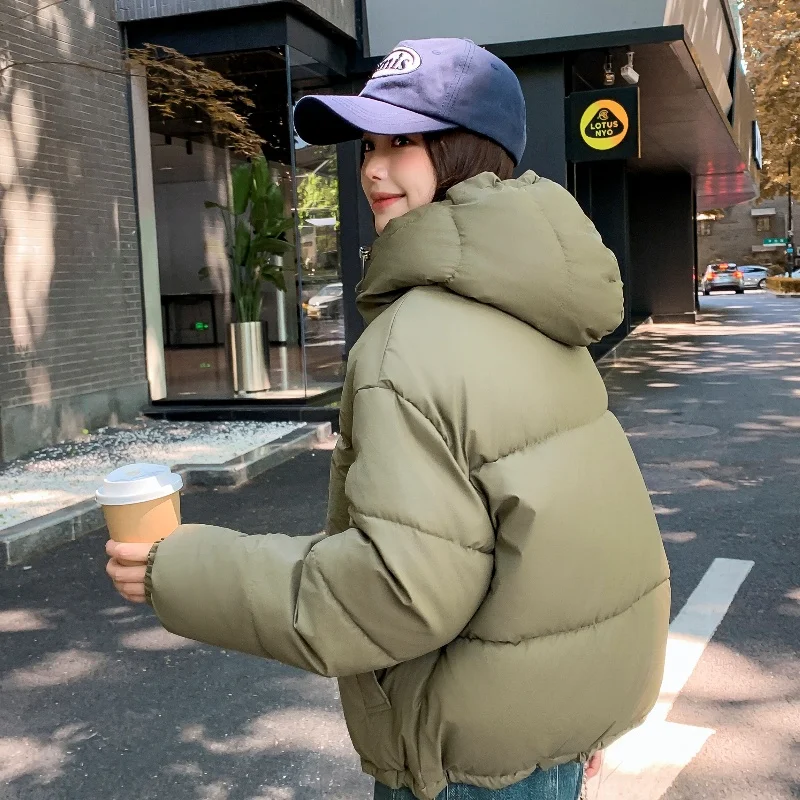 Women Winter Solid Color Parkas Jackets 2024 New Casual And Comforable Warm Windproof Parkas Coat Female Outwear Parkas