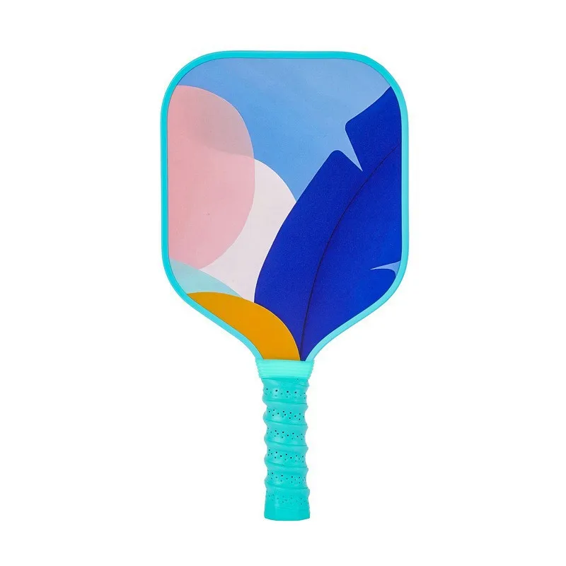 New Kids Pickleball Paddle, Fiberglass Surface Youth Pickleball Racket, Parent‑Child Beginner Pickleball Set for Outdoor Sports