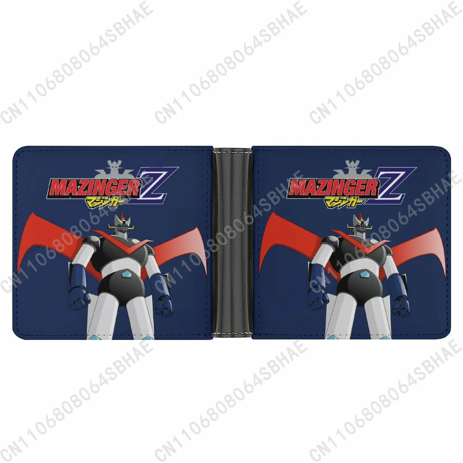 

Mazinger Z Trendy Leather Wallet Teenage Girls Boys Personalized Slim Credit Card Holder Small Purse School Daily Use