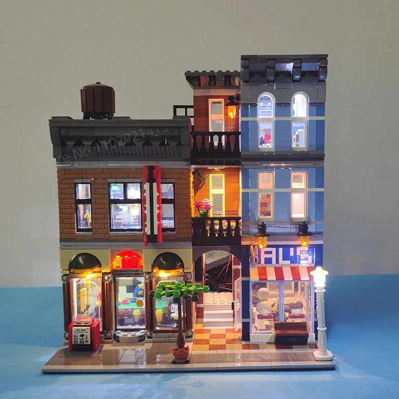 Led Light Kit For Detective Office Agency 2262PCS Toys Classic Architecture 10246 (only Lighting inlcuded)