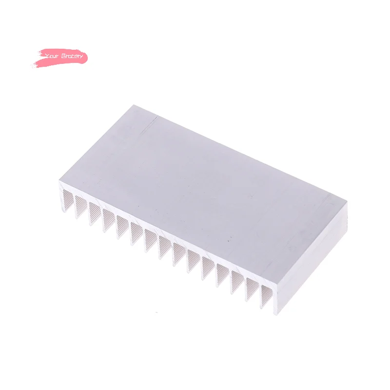 Y-Aluminum Heatsink CPU Cooling Pad 10*2*5cm LED IC Chip Cooler Radiator Heat Sink Heating Heat Dissipation Cooling