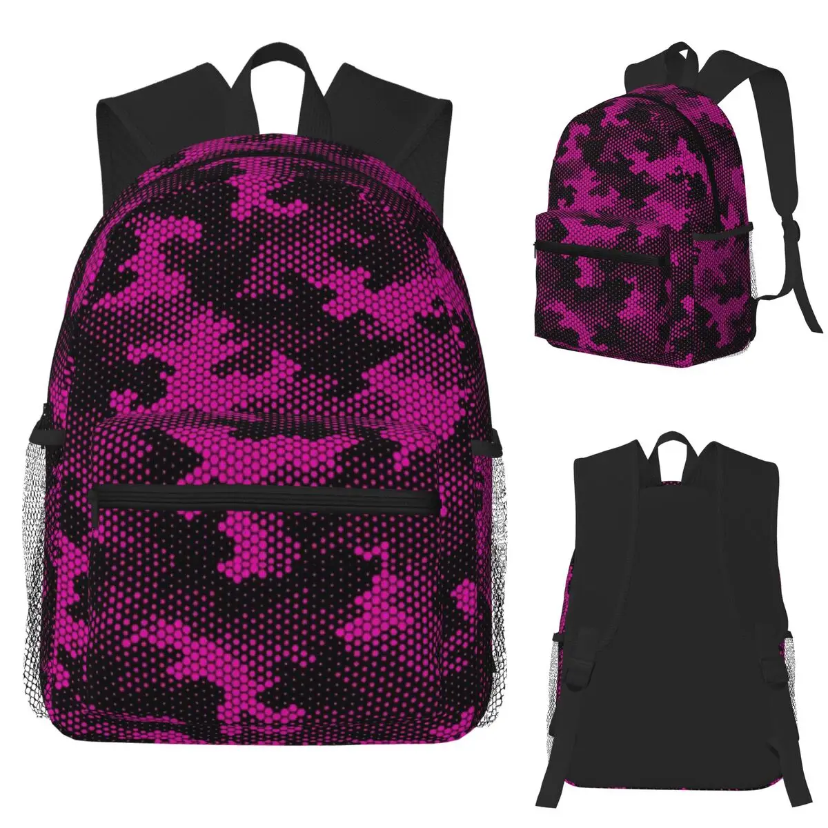 

Military Camouflage Army Camo Student Backpack School Bag Hiking Travel Daypack for Men Women Bookbag Shoulder Bags