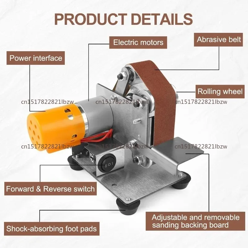 Small Vertical, Belt Machine Knife Sharpener, Multifunctional
