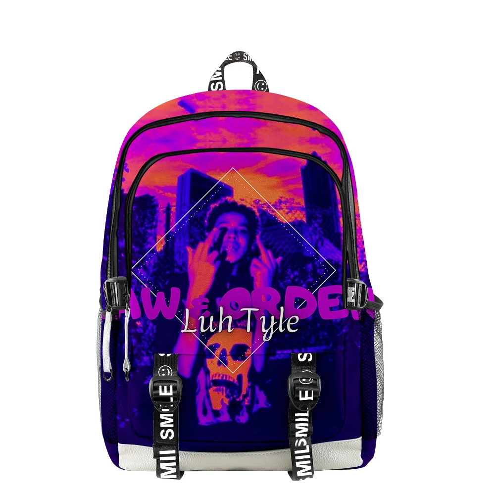 حقيبة الظهر المدرسية Luh taylor Merch ذات السحاب حقيبة Daypack الفريدة من نوعها لعام 2023 حقيبة سفر بطراز غير رسمي من قماش أكسفورد