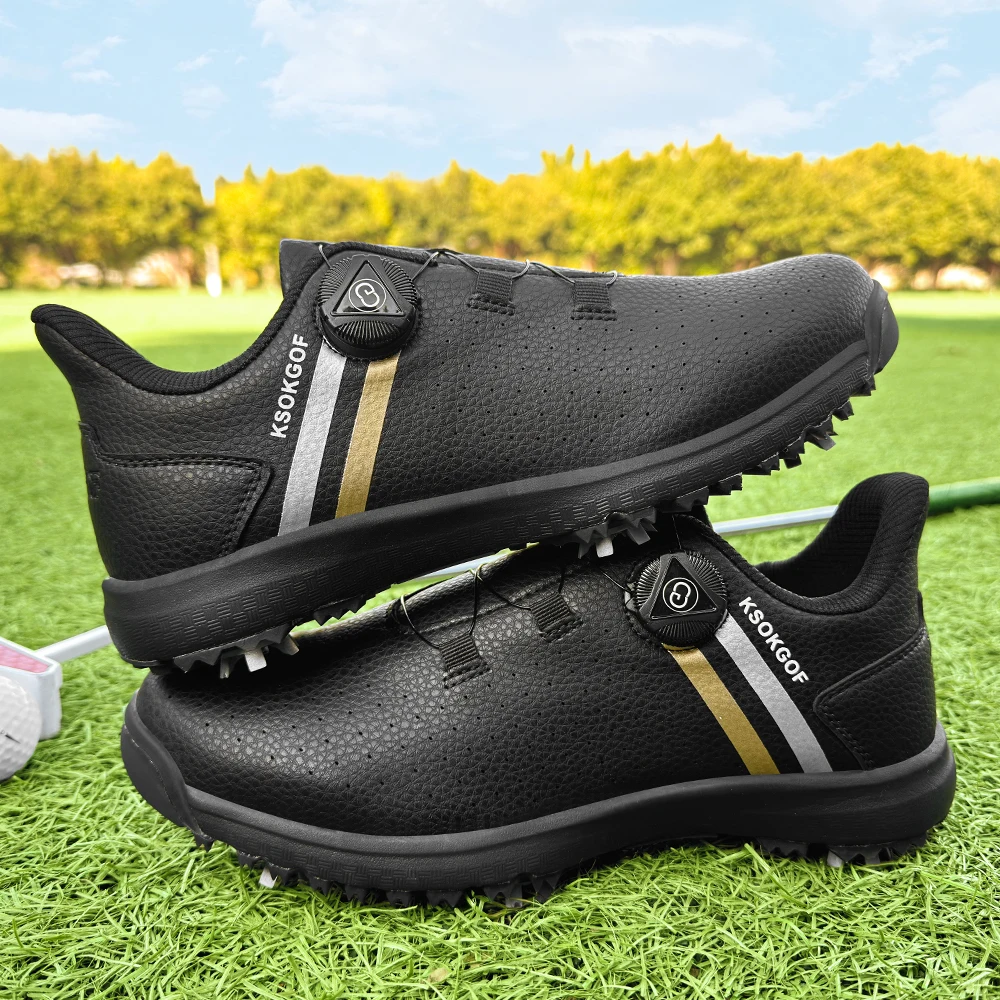 Men's/Women's Anti-slip Fixed Stud Golf Shoes High Wear Resistance Multi-breathability High-performance Golf Shoes SizesFor39-47