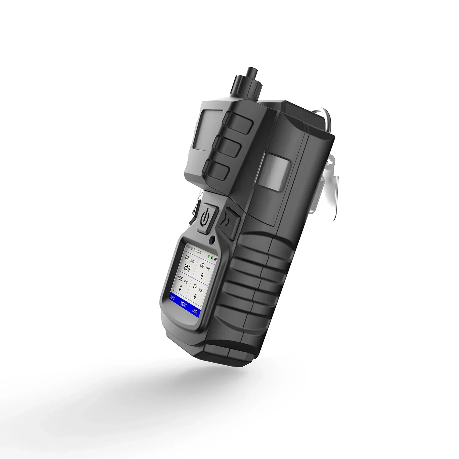 

New Handheld Combustible Gas Leak Monitor Detector EX H2S O2 CO 4 In 1 Gas Analyzer