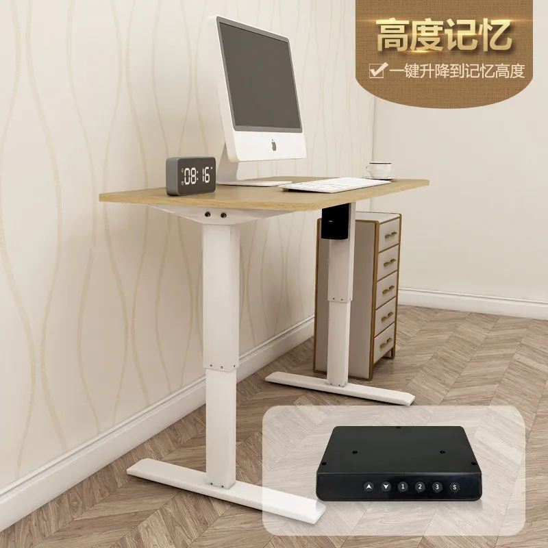 Electric lifting table legs single motor double beam computer bracket study desk lifting rack