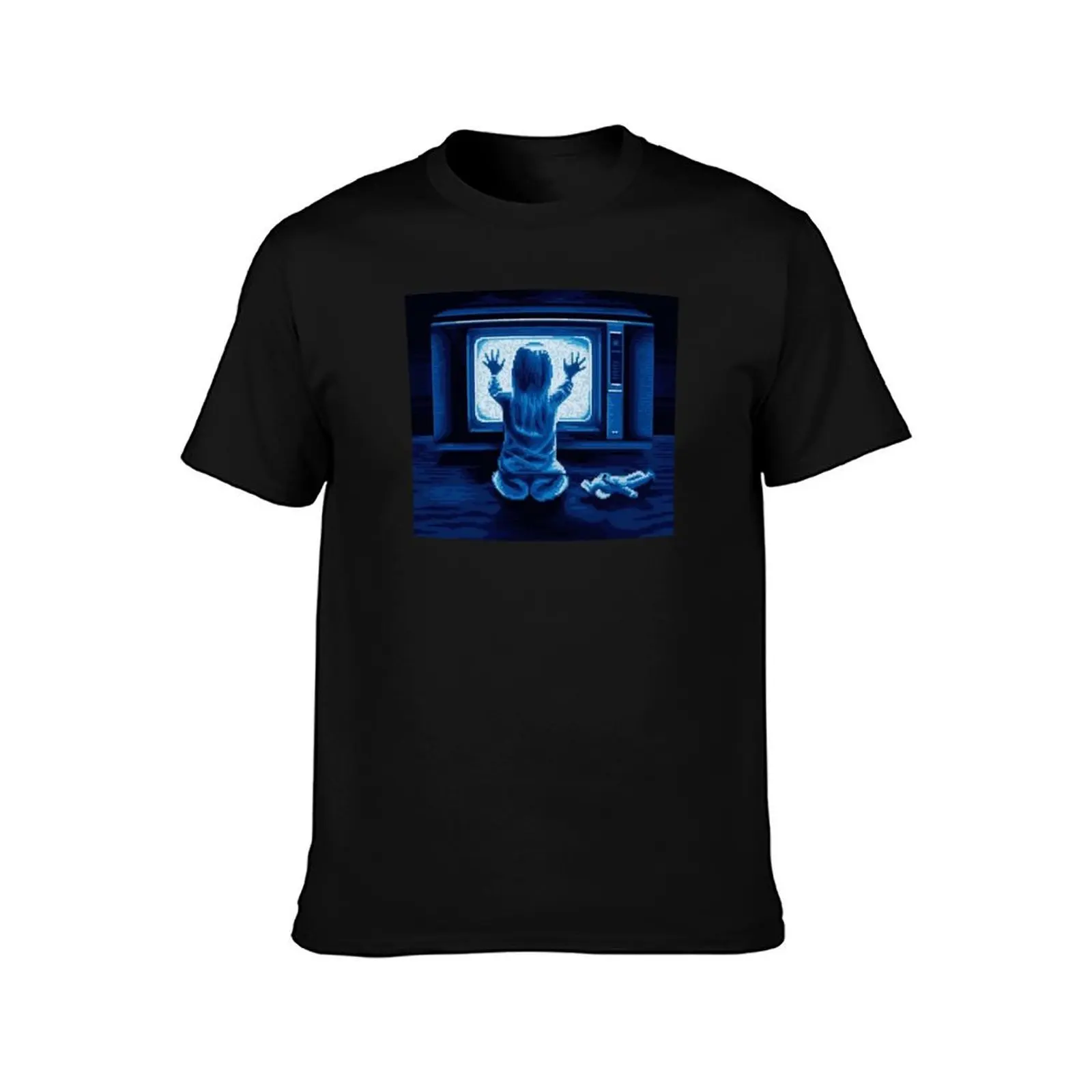 poltergeist T-Shirt Classic Crew Neck Cotton T-Shirt