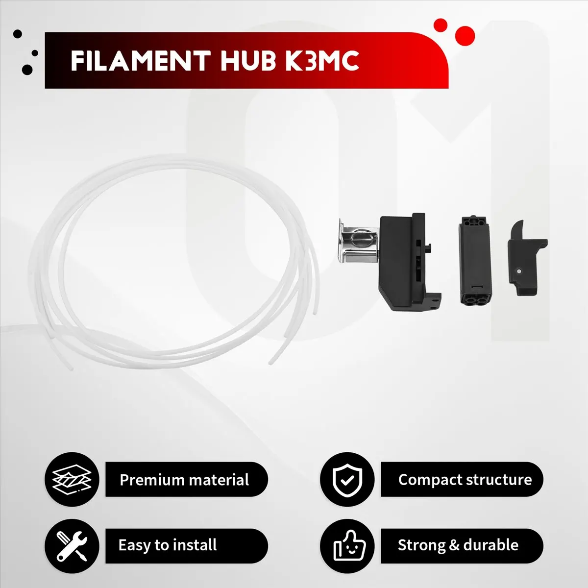 

(A75T) Комплект для модернизации Anycubic K3C: K3C-K3MC, блок для подачи филамента, резак для филамента, запчасти для 3D-принтера