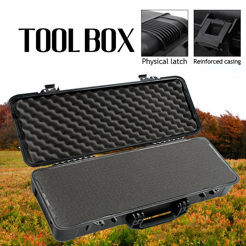 Tool Box Hunting Anti-fall Safety Box Shockproof Instrument Rifle Air Gun Aiming Seal Storage Protection Organizer Toolbox