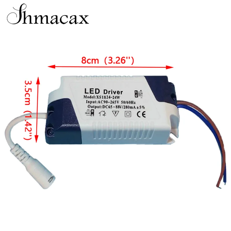 1PC  3-4W/4-7W/8-12W/12-18W/18-24W/24W-36W New Transformer LED Lamp Driver