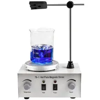 Lab Heating Dual Control Mixer EU Plug 79-1 220V 250W 1000ml Hot Plate Magnetic Stirrer No Noise/Vibration Fuses Protection