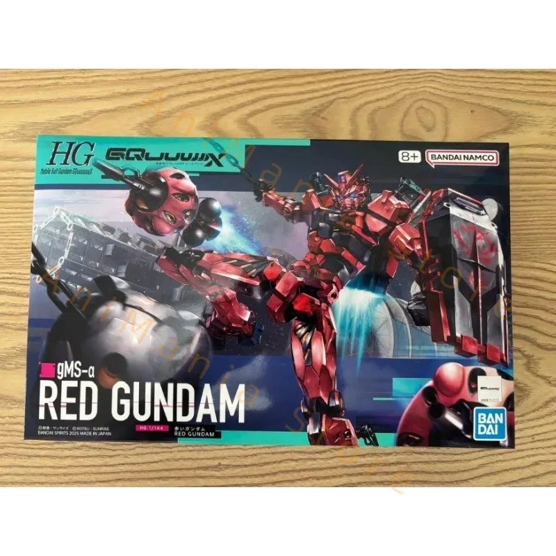 

Bandai Genuine Gundam Anime Model Kit GMS-a Red Gundam Toy HG MSGG 1/144 Action Figure Assembly Model Gift Christmas Present